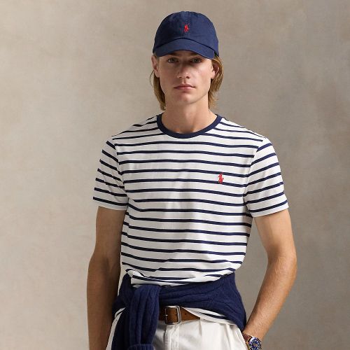 T-shirt rayé ajusté en jersey - Polo Ralph Lauren - Modalova