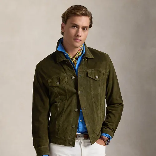 Veste en daim - Polo Ralph Lauren - Modalova
