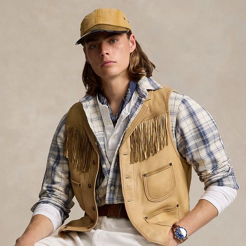 Gilet en daim - Polo Ralph Lauren - Modalova