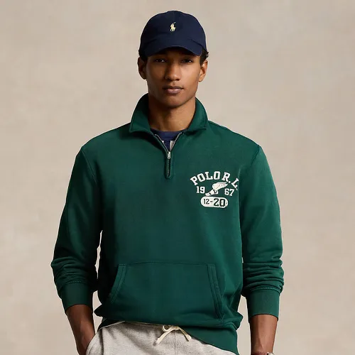 Sweat demi-zippé à motif en molleton - Polo Ralph Lauren - Modalova