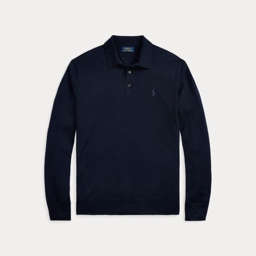 Pull col polo en laine lavable - Polo Ralph Lauren - Modalova