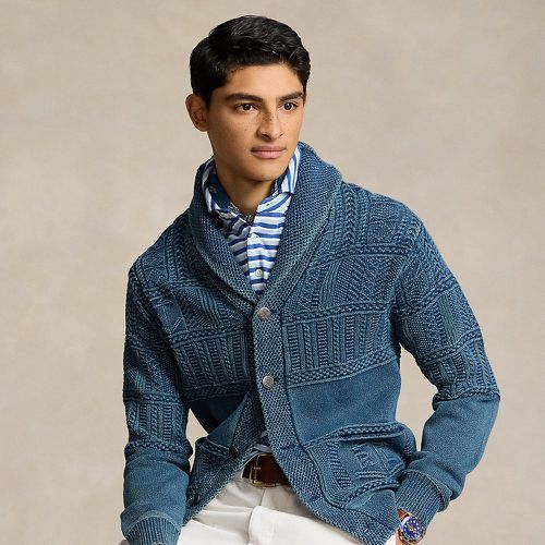 Cardigan ancre en tricot d'Aran de coton - Polo Ralph Lauren - Modalova