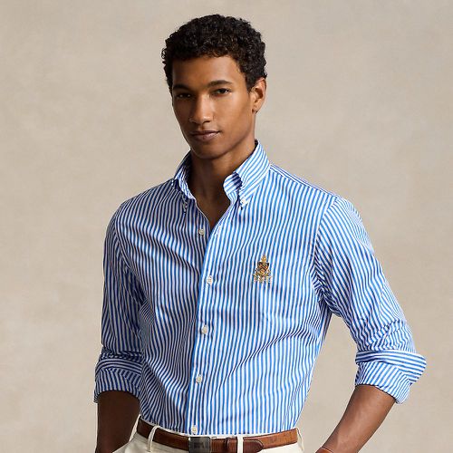 Chemise rayée blason classique popeline - Polo Ralph Lauren - Modalova