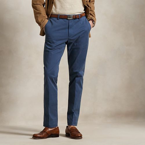 Pantalon Slim Jarrett satinette stretch - Polo Ralph Lauren - Modalova