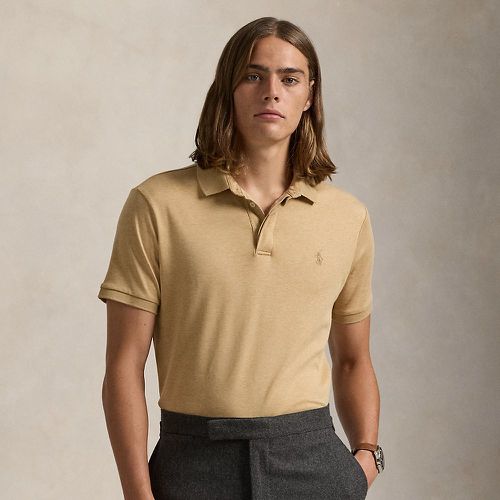 Polo en coton doux coupe ajustée - Polo Ralph Lauren - Modalova