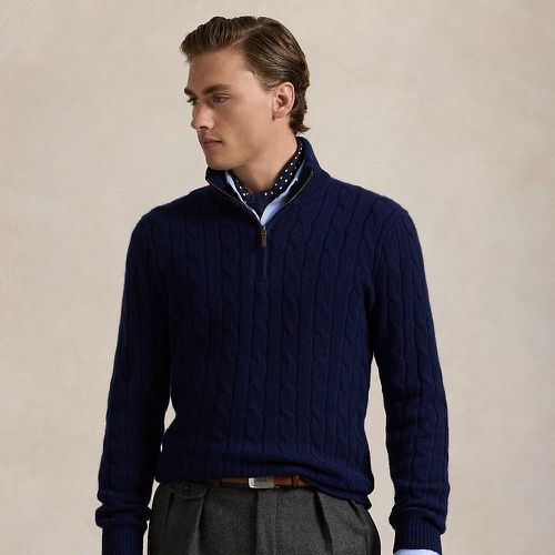 Pull demi-zippé en cachemire torsadé - Polo Ralph Lauren - Modalova