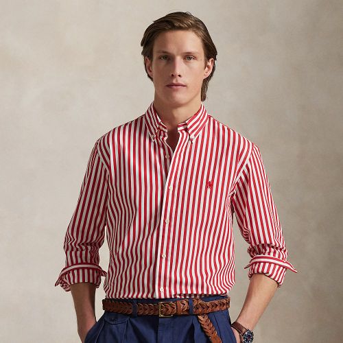 Chemise tissée ajustée à rayures - Polo Ralph Lauren - Modalova