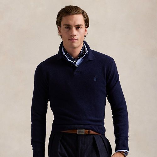 Pull à col polo en laine et cachemire - Polo Ralph Lauren - Modalova