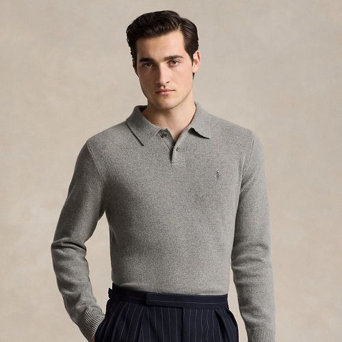 Pull à col polo en laine et cachemire - Polo Ralph Lauren - Modalova