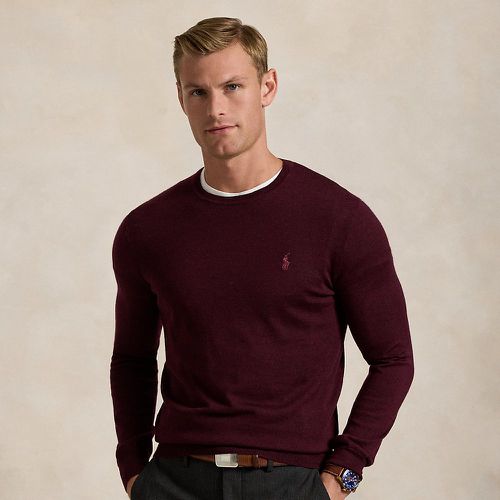 Pull col rond en laine lavable Slim Fit - Polo Ralph Lauren - Modalova