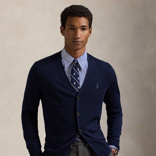 Cardigan col V laine lavable Slim Fit - Polo Ralph Lauren - Modalova