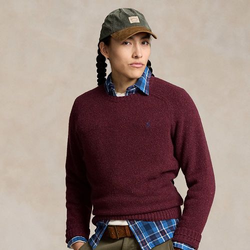 Pull col rond en laine mélangée tachetée - Polo Ralph Lauren - Modalova