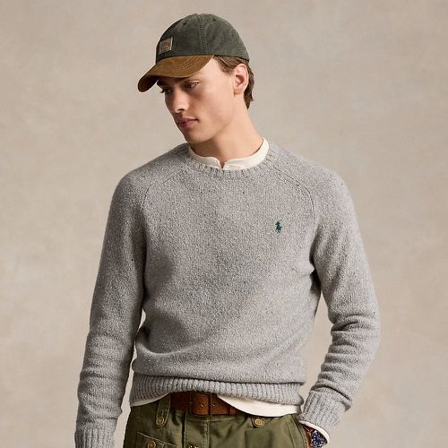 Pull col rond en laine mélangée tachetée - Polo Ralph Lauren - Modalova