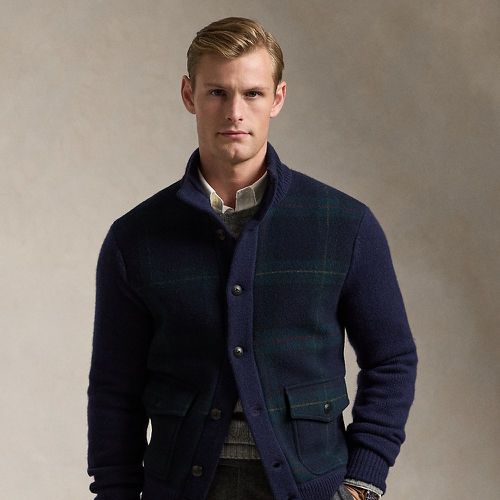 Le cardigan Polo à motif tartan en laine - Polo Ralph Lauren - Modalova