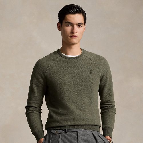 Pull à col rond en coton texturé - Polo Ralph Lauren - Modalova