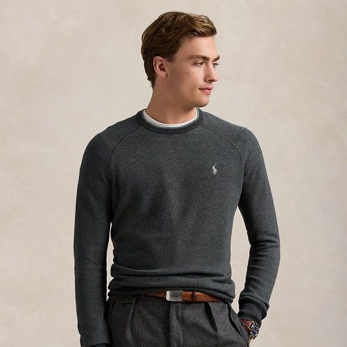 Pull à col rond en coton texturé - Polo Ralph Lauren - Modalova