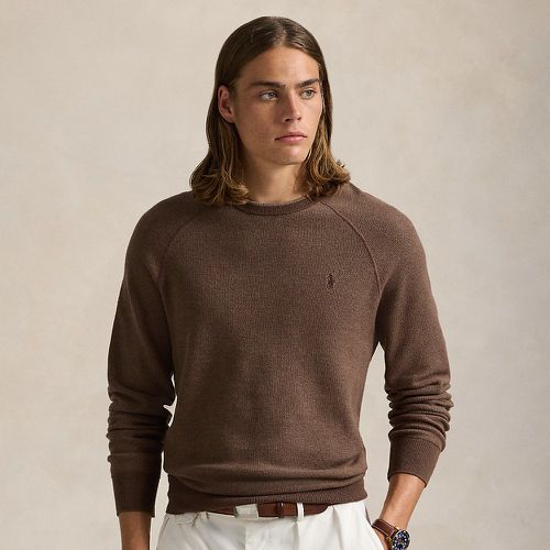 Pull à col rond en coton texturé - Polo Ralph Lauren - Modalova