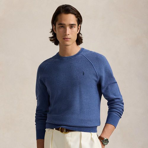 Pull à col rond en coton texturé - Polo Ralph Lauren - Modalova