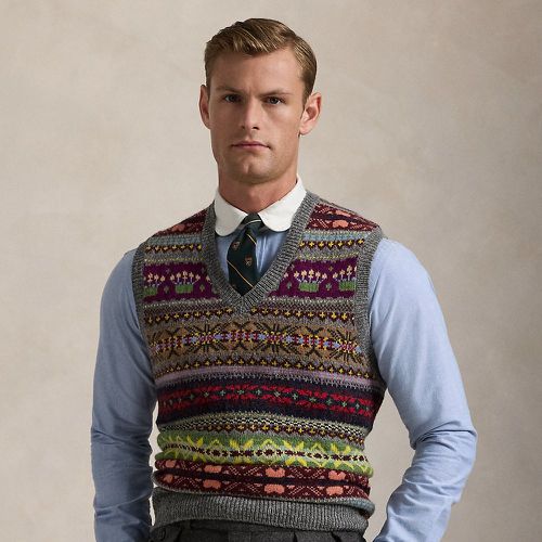 Pull débardeur Fair Isle en laine - Polo Ralph Lauren - Modalova