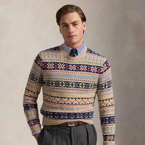 Pull Fair Isle en laine mélangée - Polo Ralph Lauren - Modalova