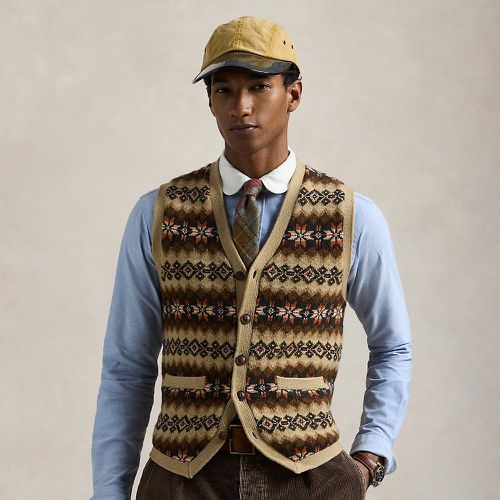 Gilet débardeur Fair Isle en laine - Polo Ralph Lauren - Modalova