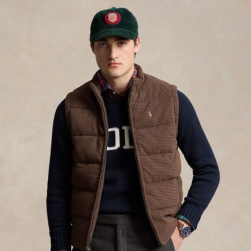 Gilet pied-de-poule à maille double - Polo Ralph Lauren - Modalova