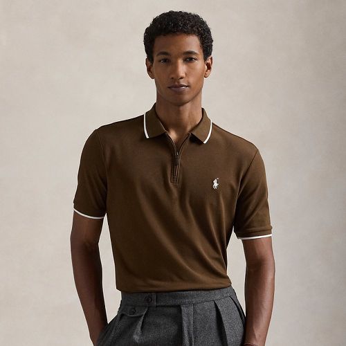 Polo classique zippé en piqué stretch - Polo Ralph Lauren - Modalova