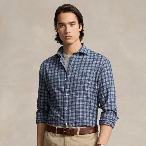 Chemise en sergé écossais coupe ajustée - Polo Ralph Lauren - Modalova