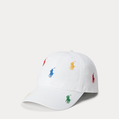 Casquette de baseball à poney en sergé - Polo Ralph Lauren - Modalova