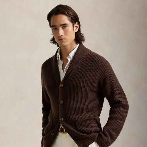 Cardigan col châle en laine et cachemire - Polo Ralph Lauren - Modalova