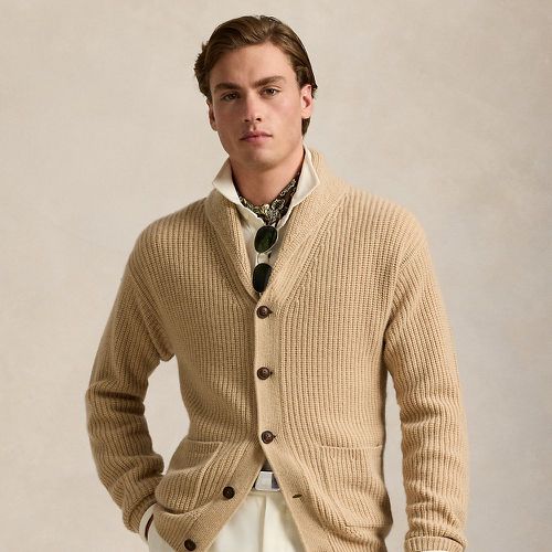 Cardigan col châle en laine et cachemire - Polo Ralph Lauren - Modalova