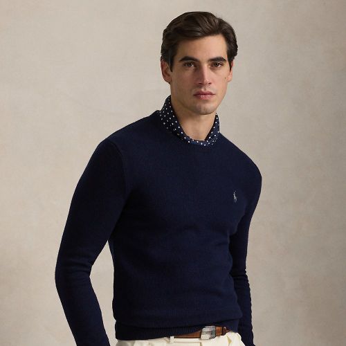 Pull col rond en laine et coton - Polo Ralph Lauren - Modalova