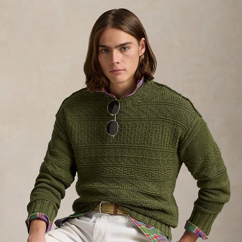 Pull texturé en lin et coton - Polo Ralph Lauren - Modalova
