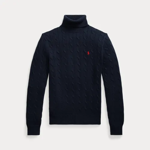 Pull torsadé à col roulé en coton - Polo Ralph Lauren - Modalova