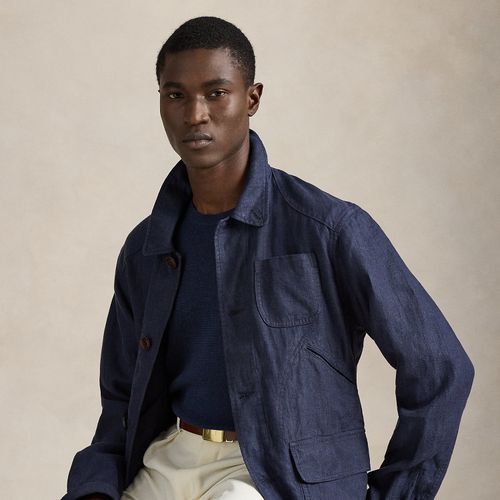 Veste utilitaire en lin à chevrons - Polo Ralph Lauren - Modalova