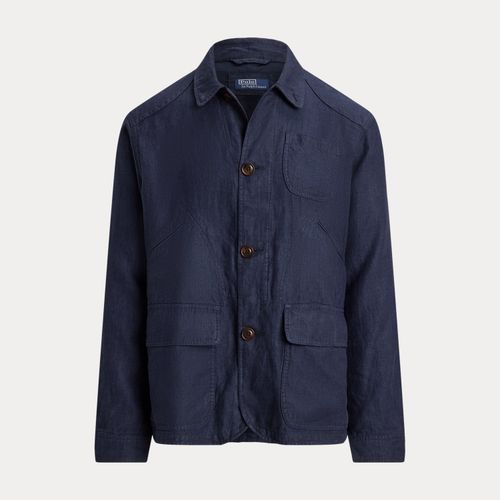 Veste utilitaire en lin à chevrons - Polo Ralph Lauren - Modalova
