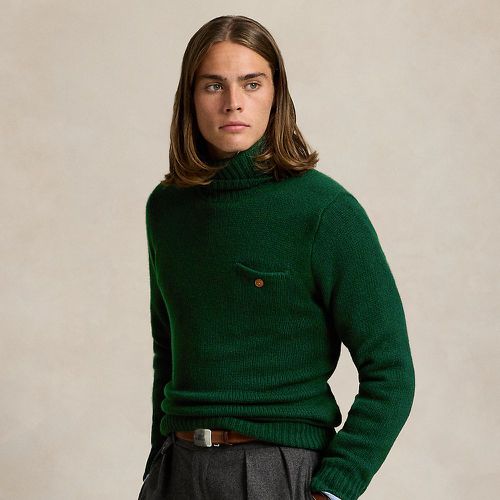 Pull col roulé poche laine et cachemire - Polo Ralph Lauren - Modalova