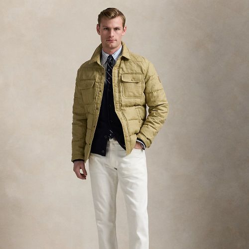 Doudoune matelassée en lin - Polo Ralph Lauren - Modalova