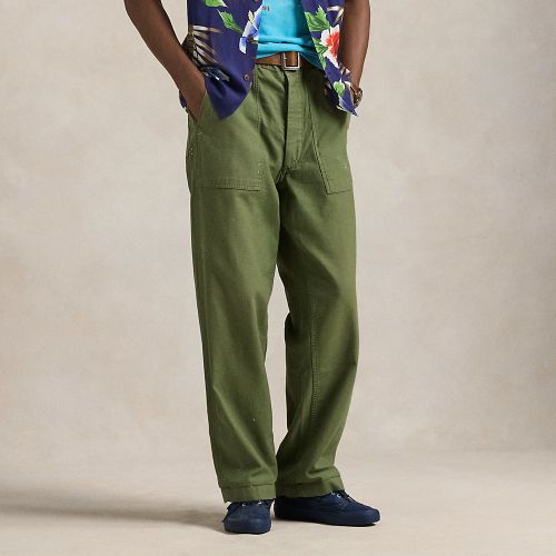 Pantalon utilitaire satinette retournée - Polo Ralph Lauren - Modalova