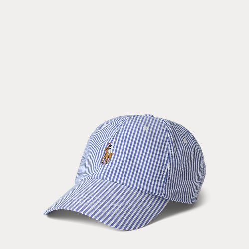 Casquette de baseball en seersucker - Polo Ralph Lauren - Modalova