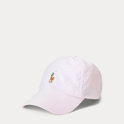 Casquette de baseball en seersucker - Polo Ralph Lauren - Modalova