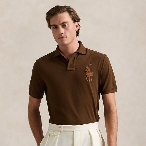 Polo Classic Fit en piqué poney en cuir - Polo Ralph Lauren - Modalova