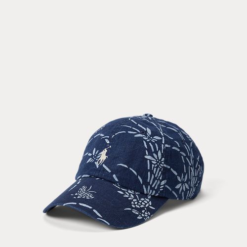 Casquette tropicale en lin indigo - Polo Ralph Lauren - Modalova