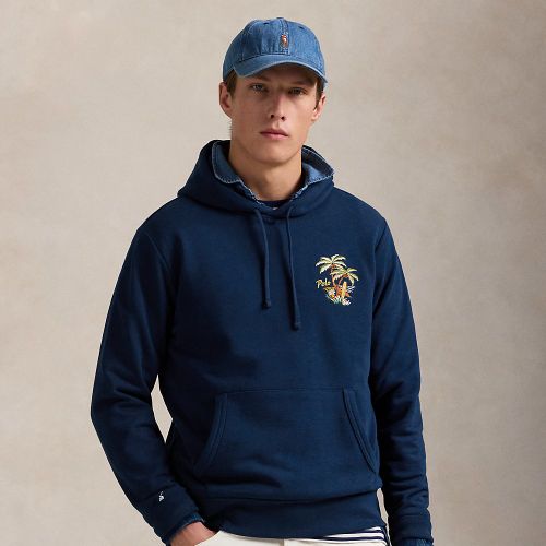 Sweat à capuche brodé en molleton bouclé - Polo Ralph Lauren - Modalova