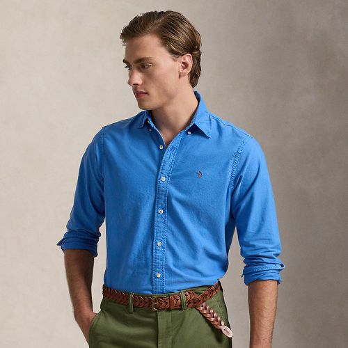 Chemise Oxford ajustée teinte en pièce - Polo Ralph Lauren - Modalova