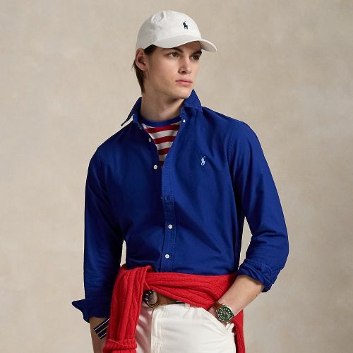 Chemise Oxford ajustée teinte en pièce - Polo Ralph Lauren - Modalova