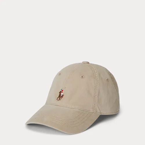 Casquette baseball sergé coton stretch - Polo Ralph Lauren - Modalova