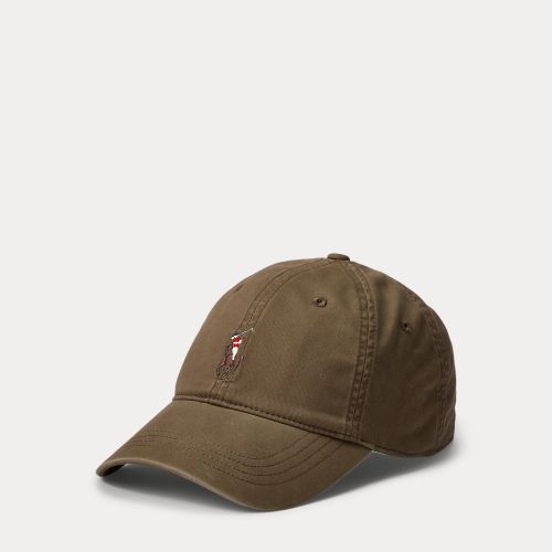 Casquette baseball sergé coton stretch - Polo Ralph Lauren - Modalova