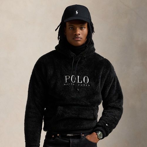 Sweat à capuche logo en sherpa - Polo Ralph Lauren - Modalova