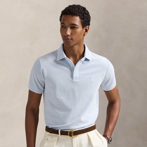 Polo ajusté en piqué Oxford stretch - Polo Ralph Lauren - Modalova